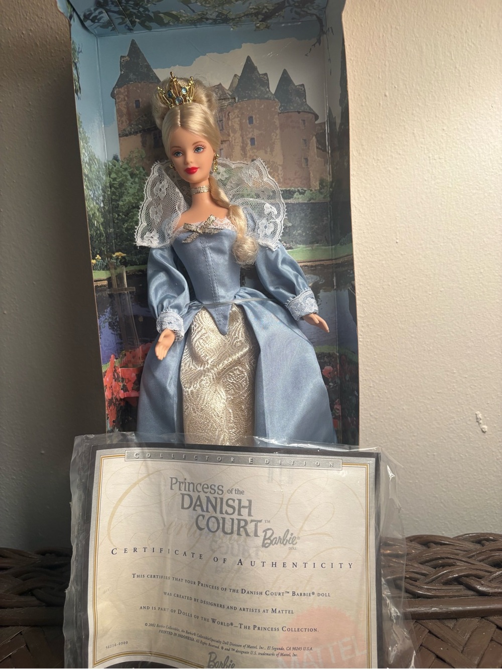 Barbie Pale Blue and Cream Princess Doll - Picture 3 of 6
